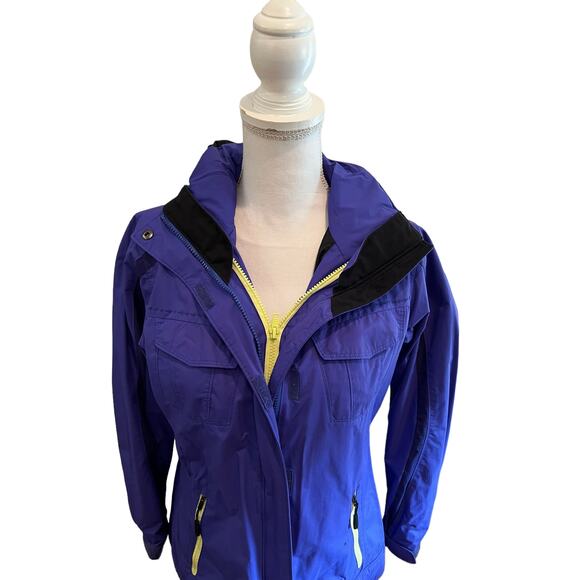Columbia Waterproof 3 in 1 Shell Jacket Grape S - Picture 2 of 9